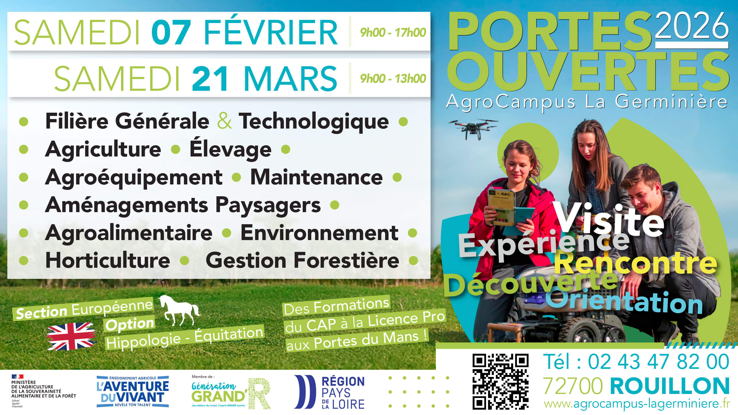 AgroCampus La Germinière - JPO 2026